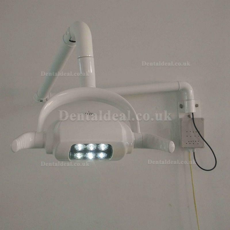 Dental Wall-mounted 6-LED Light Oral Led Shadowless Surgical Operatory Lamp